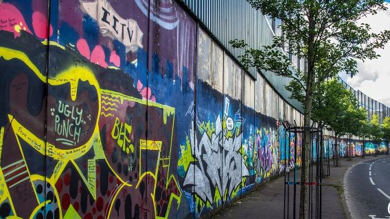 Visite politique et murale de Belfast