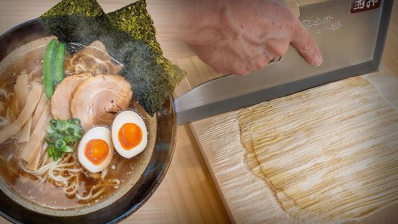 Ramen-Nudelherstellungserlebnis! Aus Mehl in 30 Minuten!