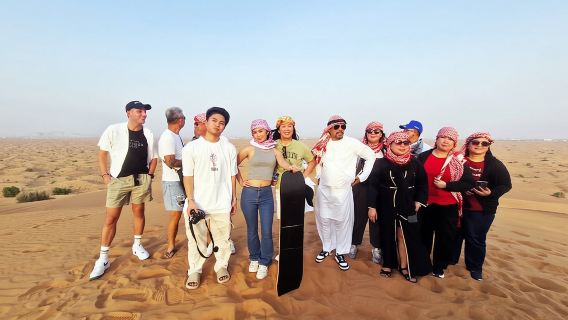 4X4 Dubai Desert Safari with BBQ dinner, Camels & Live Show