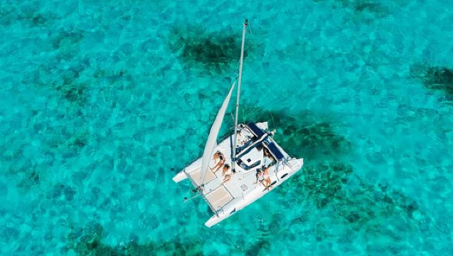 Private Catamaran from Cancun to Isla Mujeres for up to 13 People