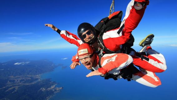 From Motueka: Abel Tasman Tandem Skydive Experience