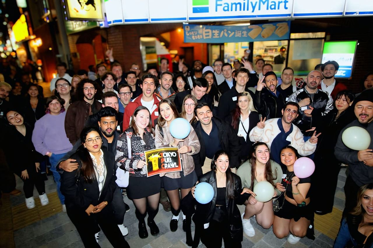 東京：パブクロール＆バーツアー