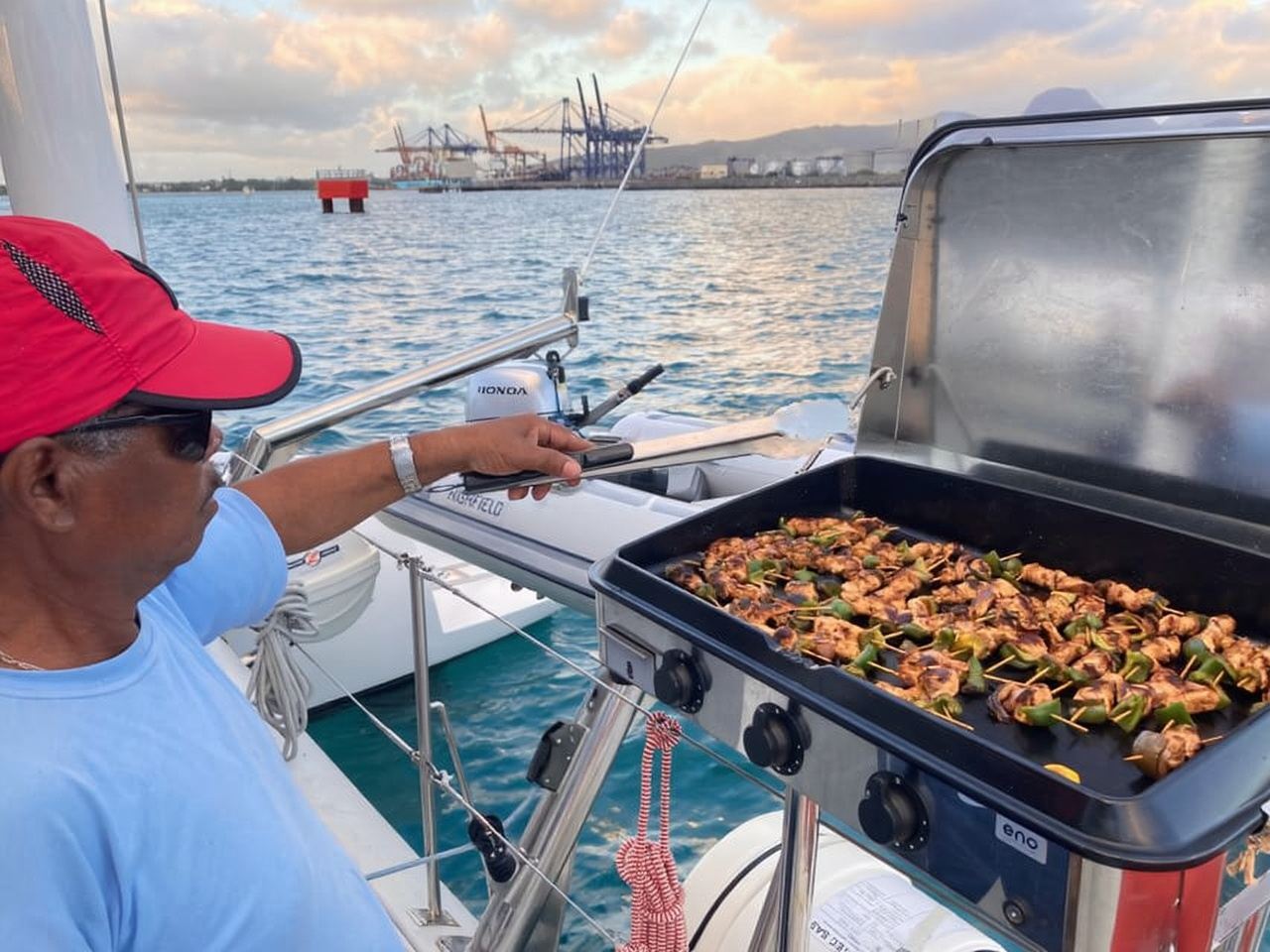 North: Cruise to flat & Gabriel islands. BBQ lunch on beach