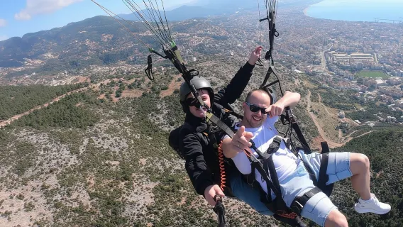 Antalya/Side: Parapendio ad Alanya con trasferimento opzionale