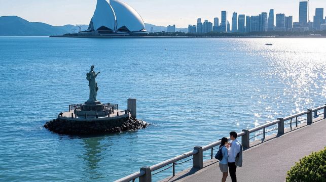 珠海標誌景點+乘坐豪華遊船觀港珠澳大橋一日遊|包車遊上門接送