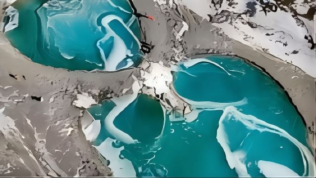 【贈送早餐】崗什卡雪峰+連心湖+七彩冰瀑布●免費騎馬體驗