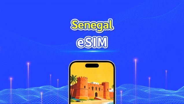eSIM Senegal | 5G/4G | Gói dữ liệu hàng ngày/tổng | 5–15 ngày | Tính cước theo 24 giờ | Mã QR