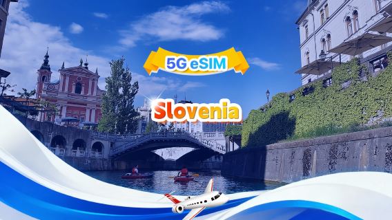 سلوفينيا | eSIM 5G | باقة إجمالية | إجمالي 1-30 جيجابايت | 3-30 يومًا | نظام 24 ساعة | رمز QR