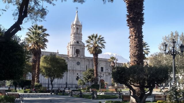 Arequipa wandeltocht stadscentrum en drankjes ervaring