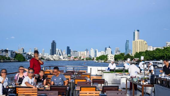 Bangkok: Crucero Orquídea Blanca con traslado opcional al hotel