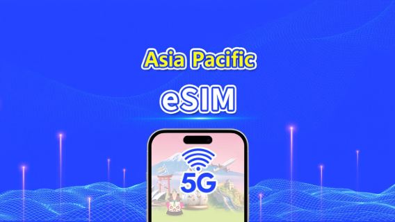 Asia-Pacific eSIM | 5G/4G | High-speed data | Daily data/data plan | 24-hour service | 1-30 days | QR code