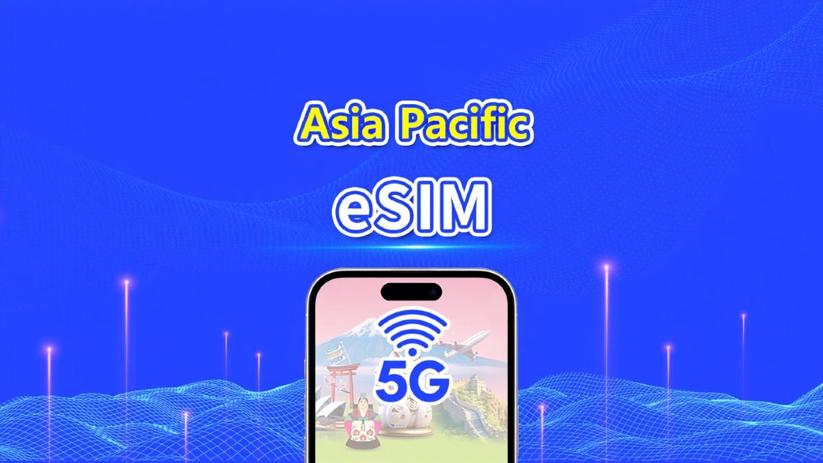 Asia & Oceania 4G/5G eSIM | Daily/Total Data Package | 1–30 Days | 24-Hour Billing | QR Code