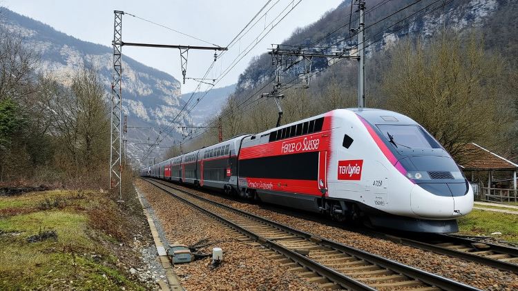 フランス・パリ～スイス・チューリッヒ ビジネスクラスPremier列車の