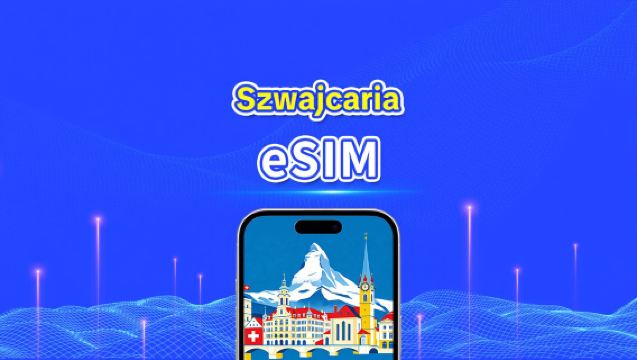 Szwajcarska eSIM | Szybki transfer danych | 5G/4G | Pakiety dzienne/pakiety danych | 24 godziny | 1-30 dni | Kod QR