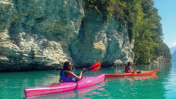 Interlaken: Kayak Tour of the Turquoise Lake Brienz