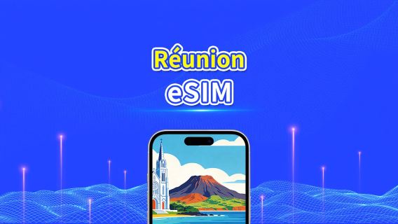 Réunion 5G eSIM  | Phủ Sóng 2 Mạng | Hỗ trợ đầy đủ AI & TikTok | Gói dữ liệu ngày/tổng | 1–30 ngày | Tính phí 24 giờ | Mã QR