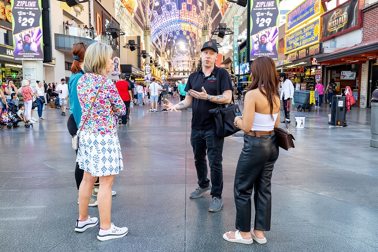 Las Vegas originale: tour a piedi di Fremont Street Experience