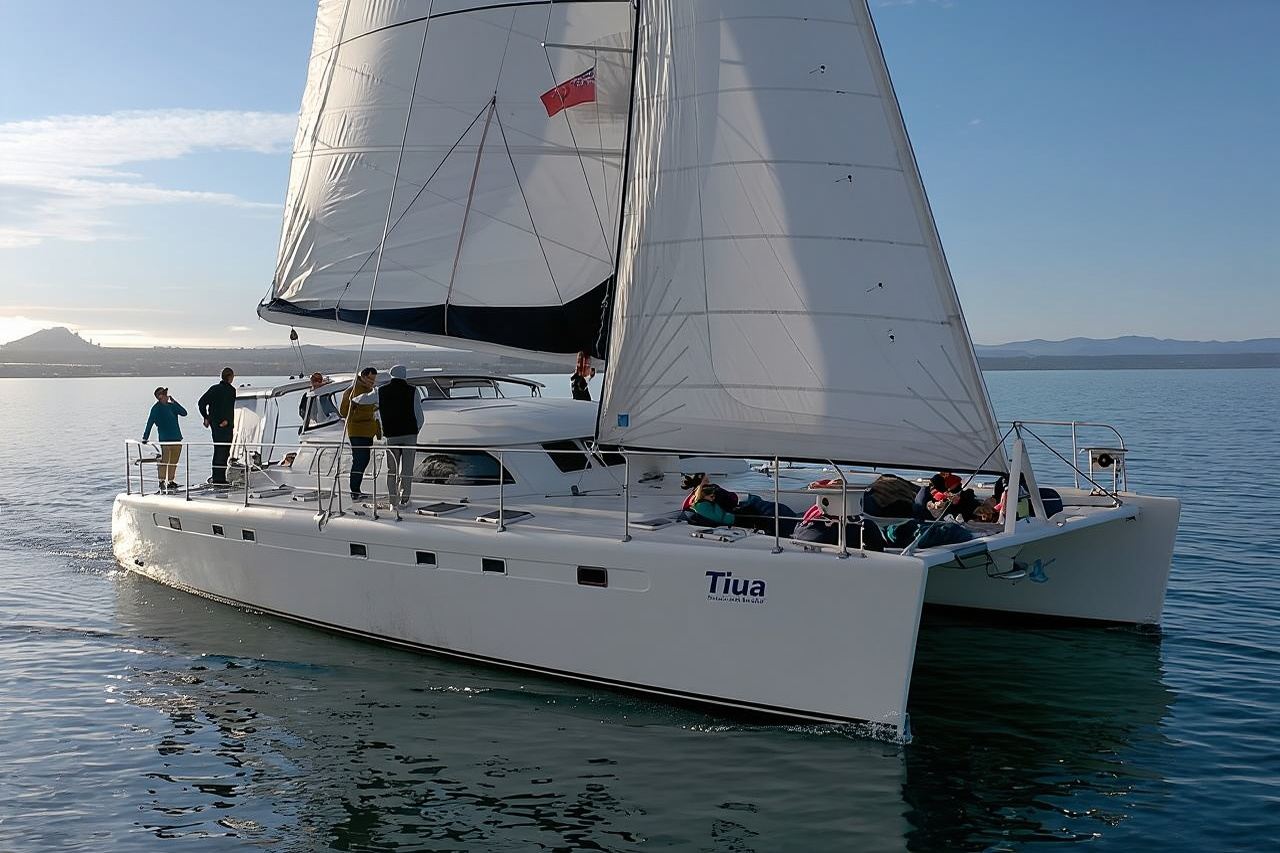 Vela di lusso - Incisioni rupestri Māori - Avventure in barca a vela a Taupo