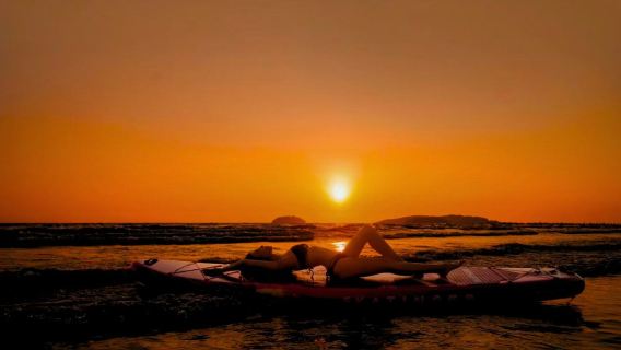 Sabah Sunset Paddleboarding · Tanjung Aru Sunset Paddleboarding · A Healing Experience Under the Sunset