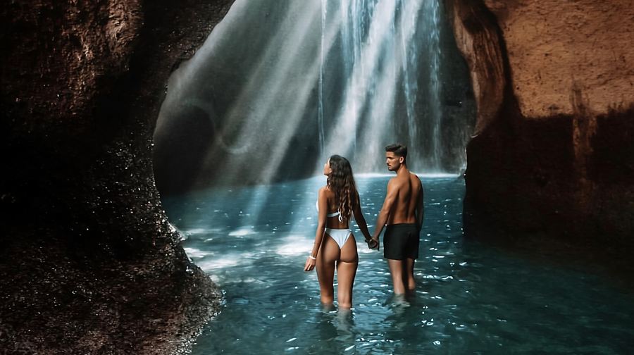 峇裡島烏布瀑布一日遊tukad+Gembleng專車服務