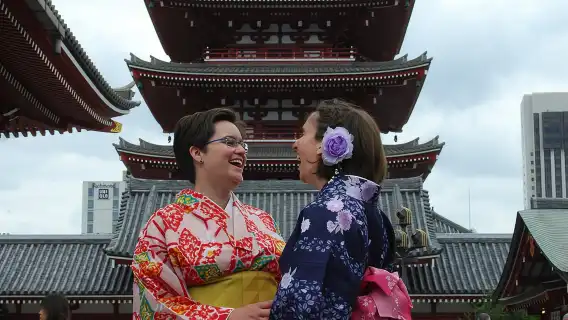 Tokyo · Sensō-ji: Step into History with a Kimono – Sensō-ji Kimono Photo Experience