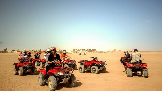 Hurghada: Desert Quad Bike Camel Ride with Optional GoPro