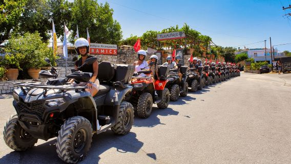 ทัวร์บาหลี Rethymno Panormo ครึ่งวันด้วยรถ Quad Safari