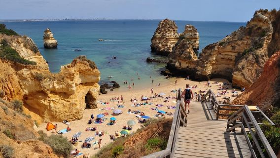 Từ Lisbon: Tour trọn ngày tham quan Algarve, Hang động biển Benagil và Lagos