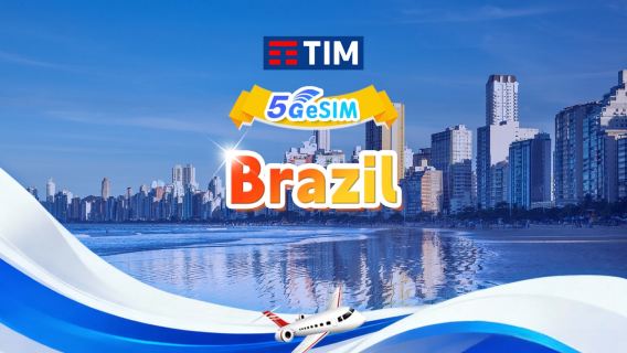 ブラジル 5G ローカルeSIM | 総量パッケージ | 総量1GB-10GB | 3～30日間 | 24時間制 | QR code