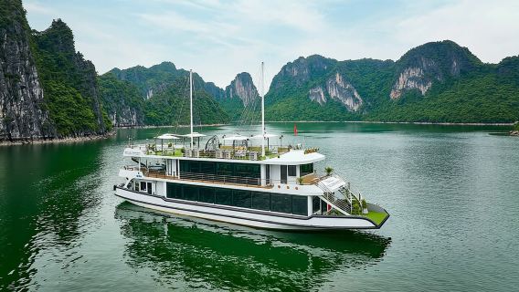 Halong Bay Day Tour With Titop Island, Cave, Kayak & Lunch