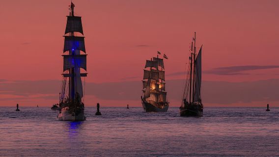 Hanse Sail Rostock: Tarihi Yelkenli Gemide Gemi Turu