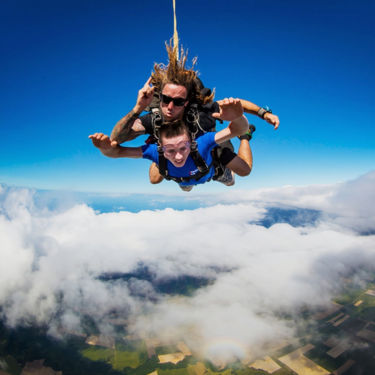 Australia travel Cairns Mission Beach skydiving 1-day tour with ocean views