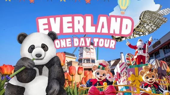 Everland Theme Park Admission Ticket with Transfer from Seoul