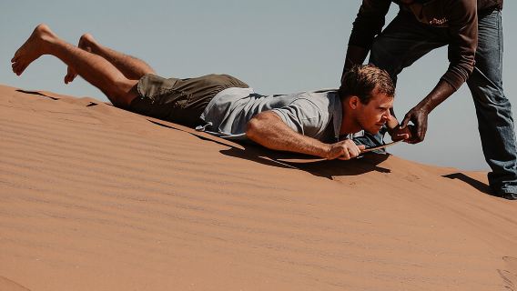 2hr COMBO - 1hr Lie-down Sandboarding and 1hr Quad Bike ride