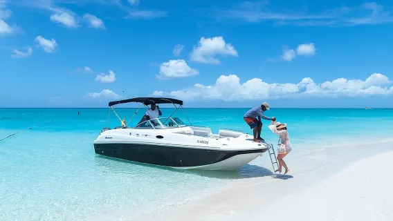 Full day 7hours- beach bbq, snorkel, Iguana island, half moon bay pine cay, Fun!