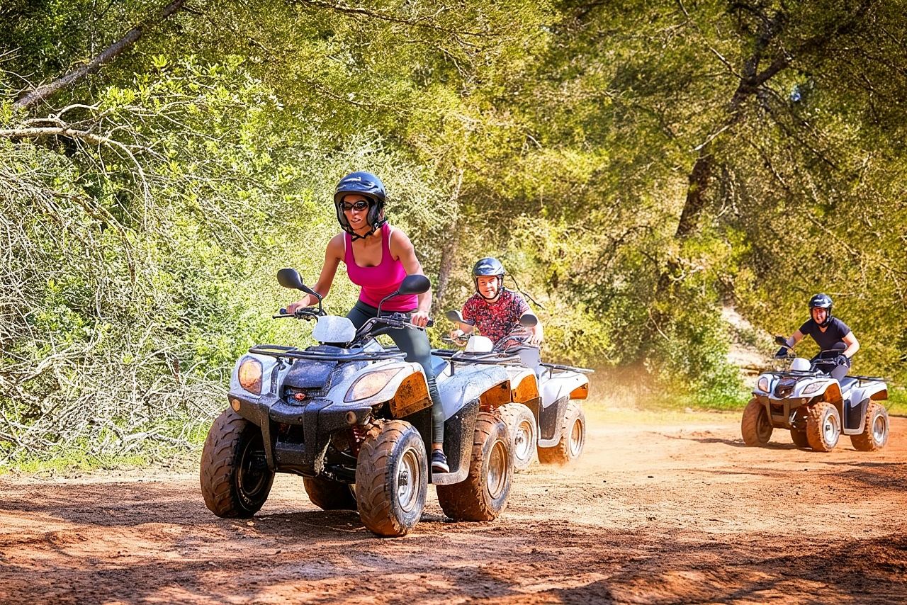 Saranda Quad adventure on 450cc ATV 4x4