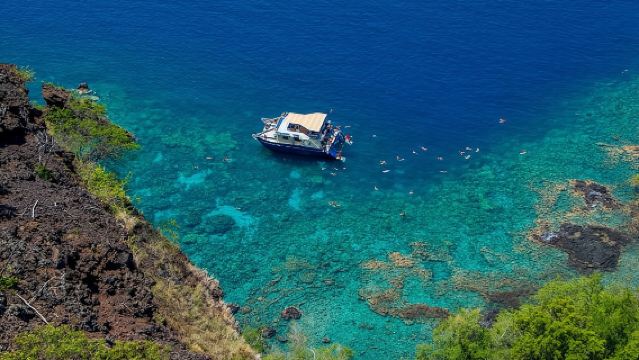 El mejor snorkel matutino de Kona: Capitán Cook y bahía de Kealakekua