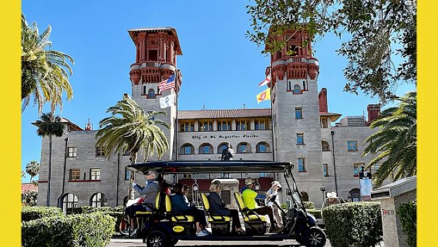 Riding Through History of St.Augustine: Premium Tour with PiCk Up