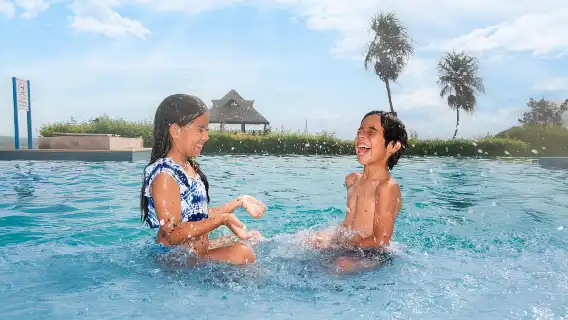 Cancun: Dolphin Connection & Isla Mujeres Beach Club Buffet