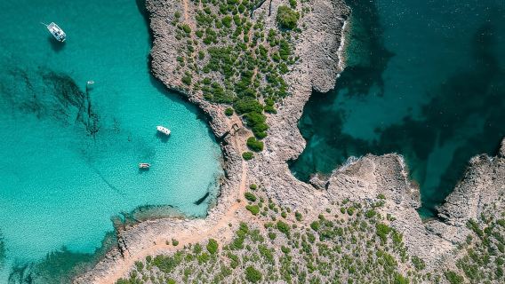Mallorca: Snorkeling di Taman Semula Jadi dengan Bot