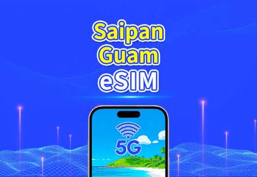 Saipan + Guam eSIM | high-speed network | 5G/4G | Daily/Total Data Package | Natural day Billing | 1-30 days | QR code Saipan + Guam eSIM | high-speed network | 5G/4G | Daily/Total Data Package | Natural day Billing | 1-30 days | QR code