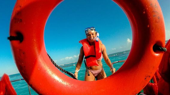  Caribbean Sea Catamaran with Lagoon visit - Half-Day Tour