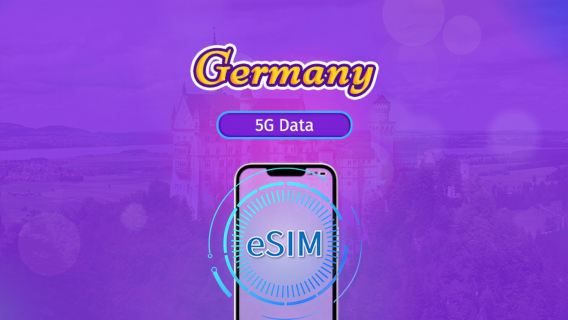 Germany | 5G/4G eSIM | Total Package | 24H Billing | 7-30 days | QR code
