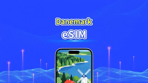 Danemark 5G eSIM  | 3 réseaux inclus | Compatible avec l'IA et TikTok | Forfait de données quotidien/total | 1–30 jours | Facturation sur 24 heures | Code QR