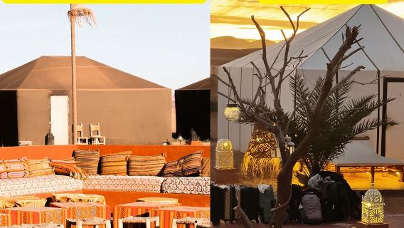 Overnight Camping in Merzouga Desert