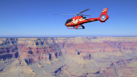 Helicopter tour of the South Rim of the Grand Canyon