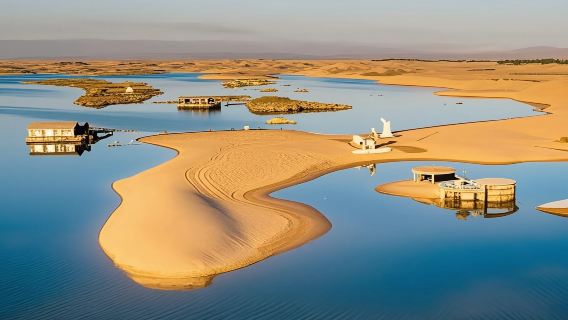 銀川出發一日遊·內蒙古烏海湖+滿巴拉僧廟+遠觀甘德爾山