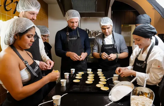 在里斯本市中心一家真正的麵包店參加葡式蛋撻大師班