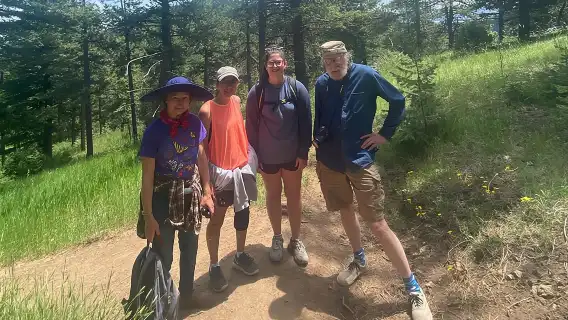 Guided Hiking Tour in Colorado Rocky Mountains View of Mt BlueSky