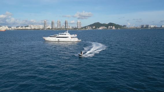 Sanya Yacht Charter - 110ft Lady Gaga Super Yacht for Private Cruises, Team Building, Parties & Vacations - A Luxurious Floating Palace on the Move